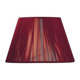 MS044  Silk 40cm String Shade Red Wine